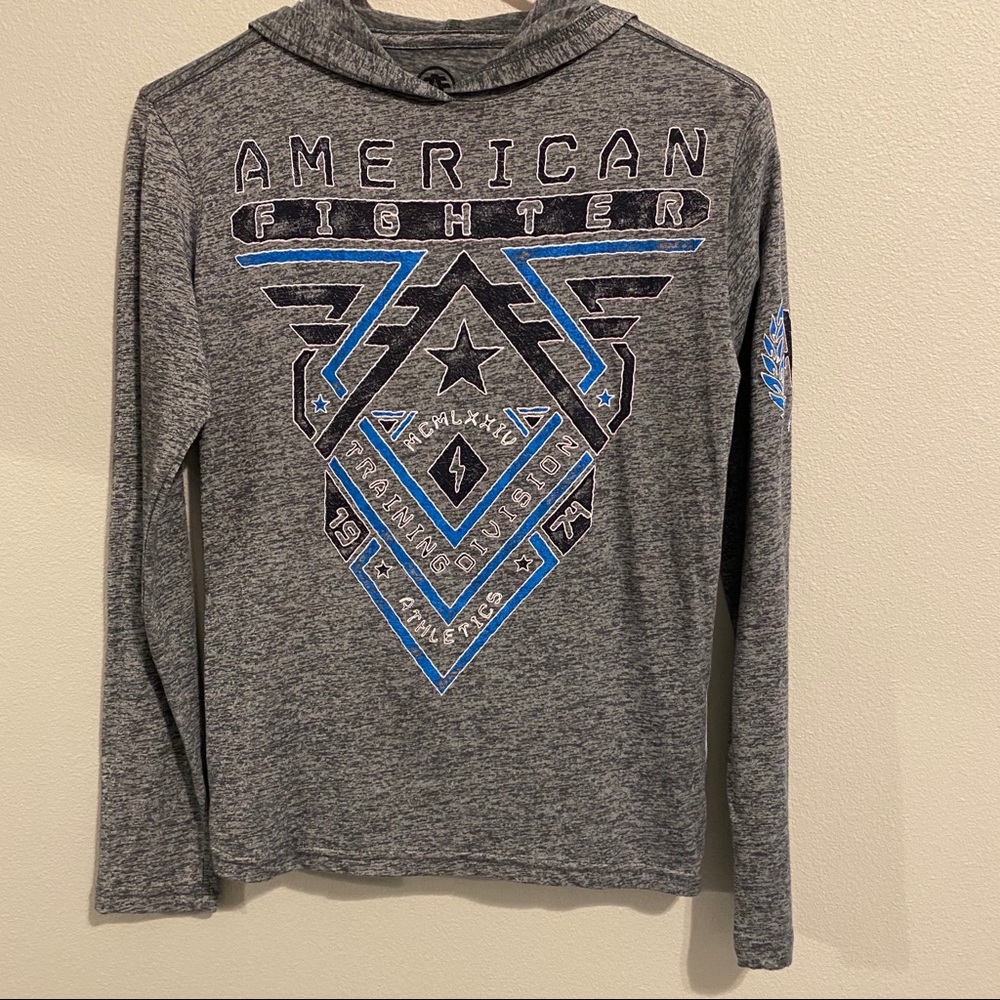American fighter pullover